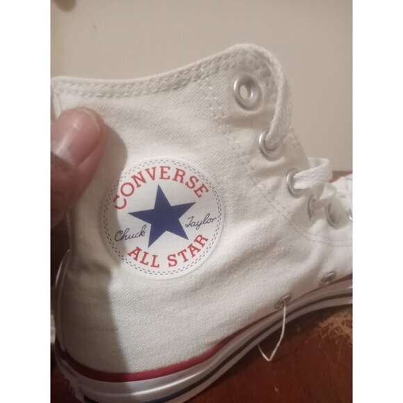 Converse White High-Top Athletic Shoes - Picture 10 of 14